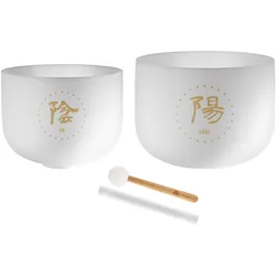 Meinl Sonic Energy TCM Crystal Singing Bowl Yin & Yang Set