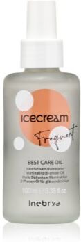 Inebrya Ice Cream Frequent Best Care Oil óleo iluminador para cabelo 100 ml. Ice Cream Frequent Best Care Oil