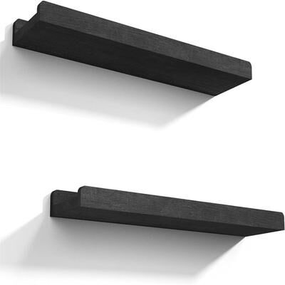 No "Floating Shelves Wall Mounted Set of 2 24 Inch - 24""D x 5.9""W x 1.6""H"