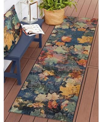 Lush Decor Marina Fall In Love Indoor/Outdoor Rug