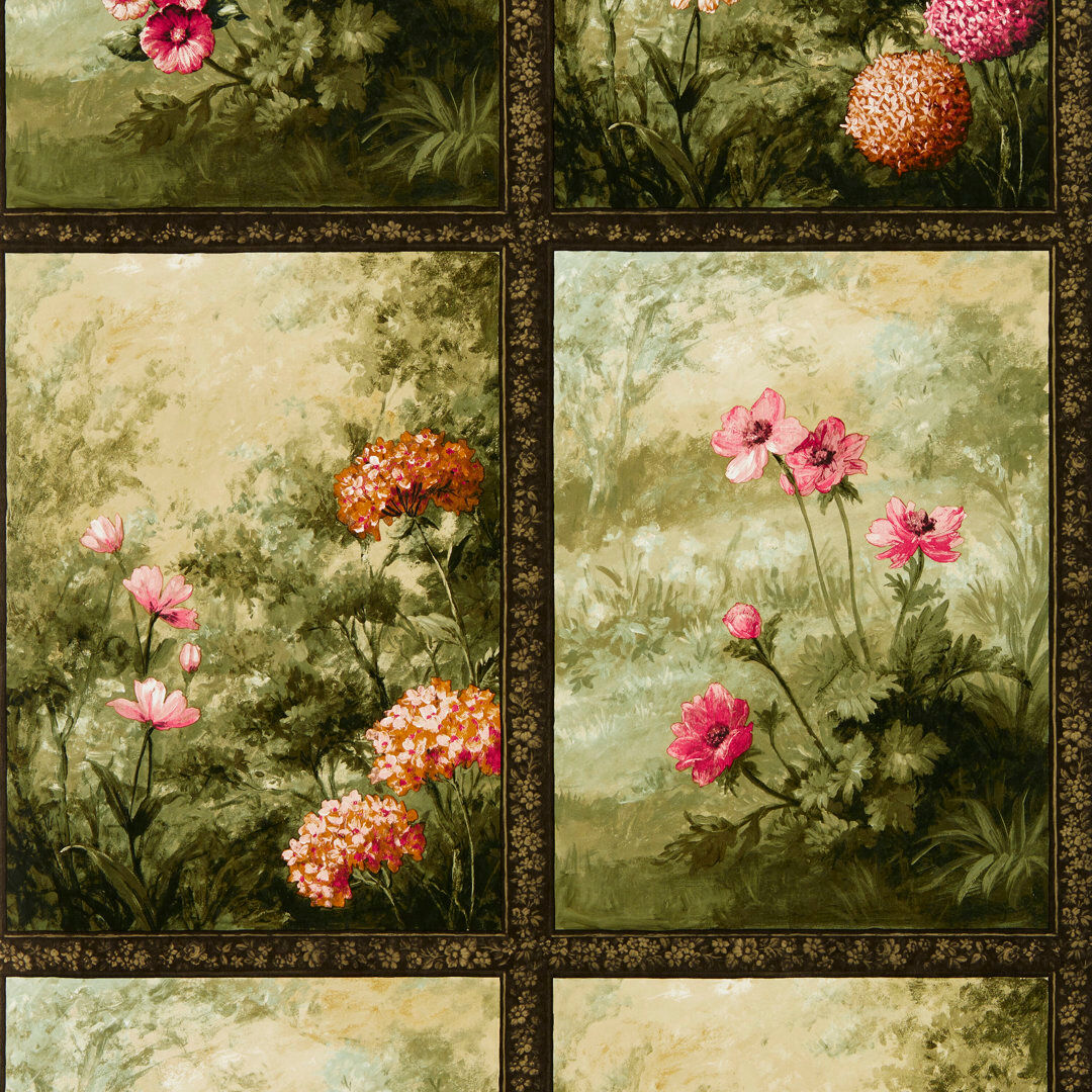 Clarke & Clarke Artus Marianne 10.05m x 52cm Shimmer Wallpaper Roll Antique
