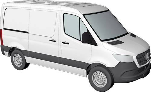 Busch 53400 H0 PKW Modell Mercedes Benz Sprinter Kastenwagen kurz, weiß