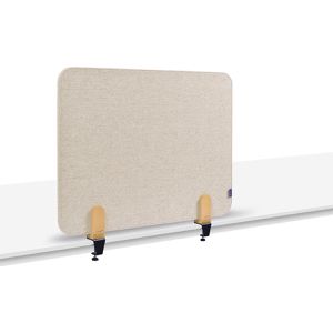 Legamaster Tischtrennwand 7-209820, beige, Seitenwand mit Schallschutz, 80 x 60cm