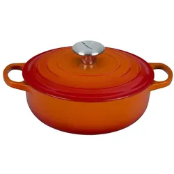 Le Creuset Sauteuse Sig 24 cm Ofenrot, Pfanne + Kochtopf, Orange