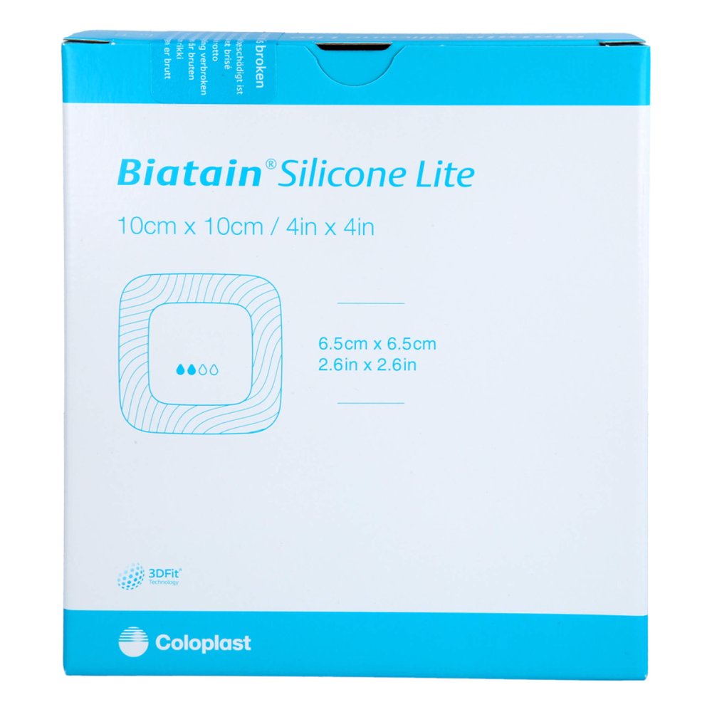 adequapharm GmbH Biatain Silicone Lite Schaumverband 10x10 Cm 18359032