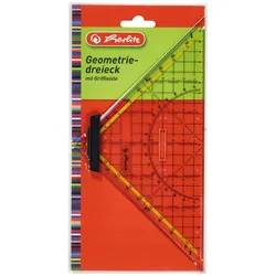 herlitz Geometrie-Dreieck transparent/gelb 25,0 cm