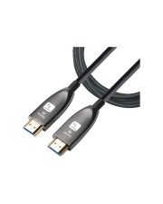 Techly HDMI 8K 60Hz AOC LWL Kabel 30m Audio/Multimedia Digital/Daten Digital/Display/Video Strom/Netzteil Video/Analog 30 m Kupferdraht Glasfaser (ICOC-HDMI-HY8-030)