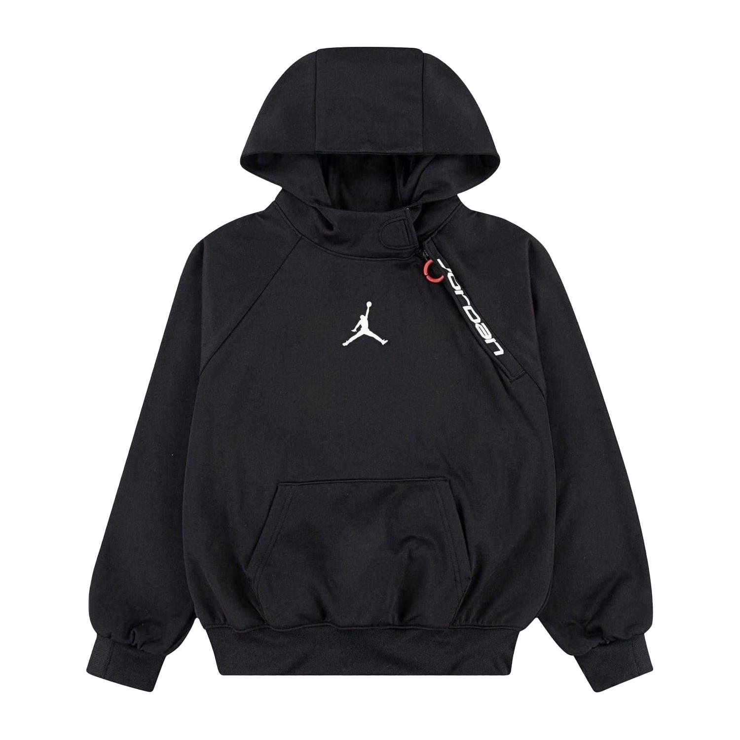 Nike - "Air Jordan Ease" Kapuze mit Kordelzug für Kinder, Fleece (Schwarz)