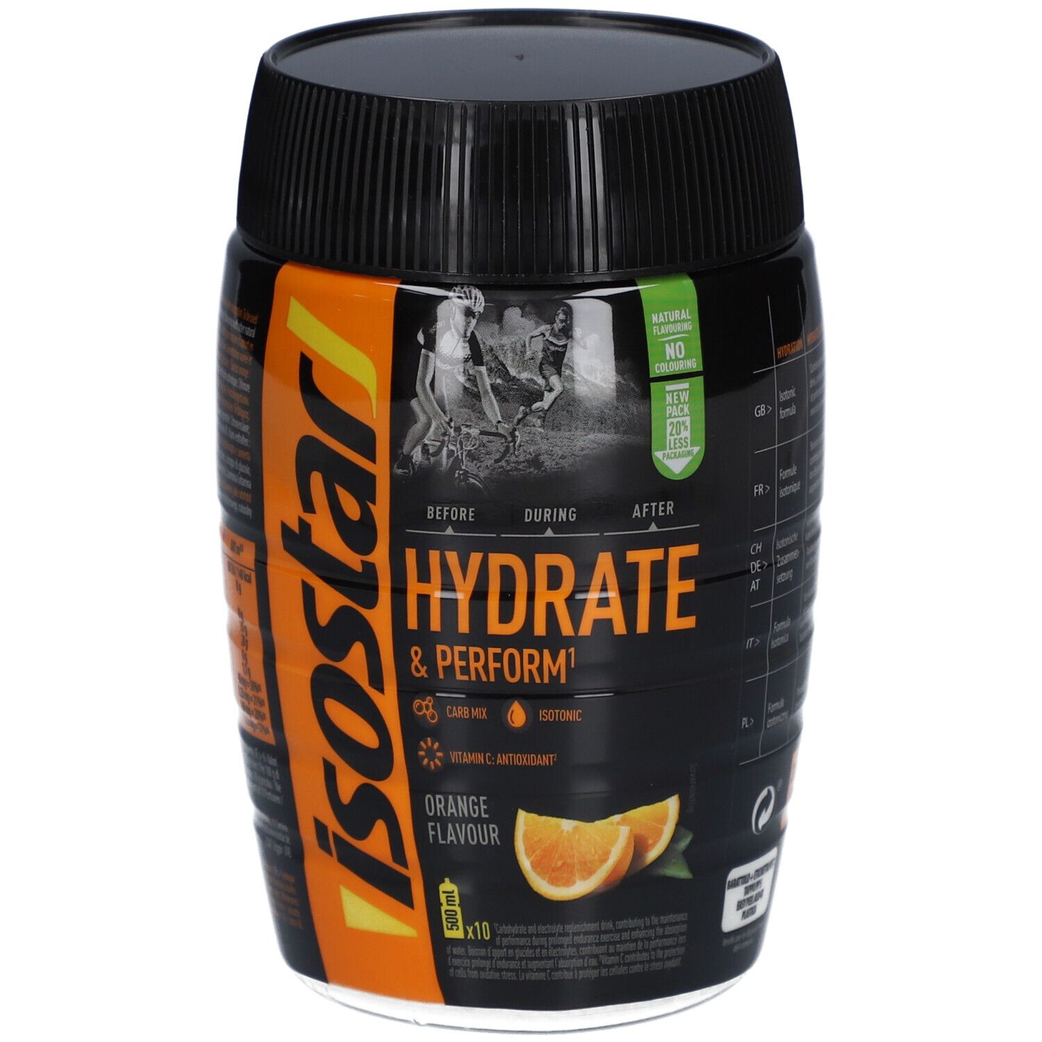 Isostar Hydrate & Perform Powder Orange 400 g Pulver