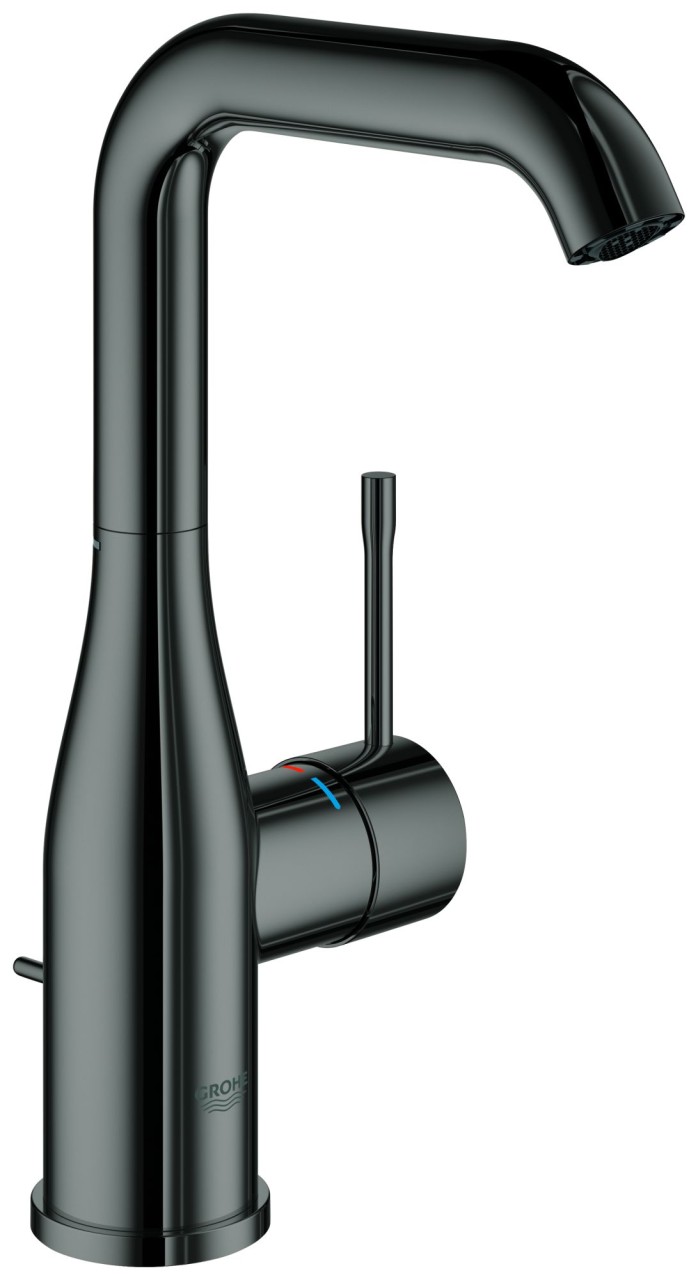 GROHE Waschtischarmatur Essence L-Size U-Auslauf hard graphite, 24174A01 24174A01