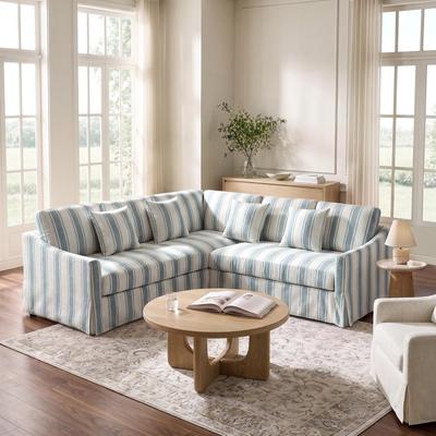 HULALA HOME Farmhouse Igor Sectional Sofa