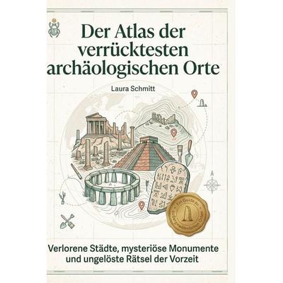 Der Atlas der verrücktesten archäologischen Orte, Gebundene Ausgabe von Laura Schmitt, BoD - Books on Demand, 978-3-695-38340-5