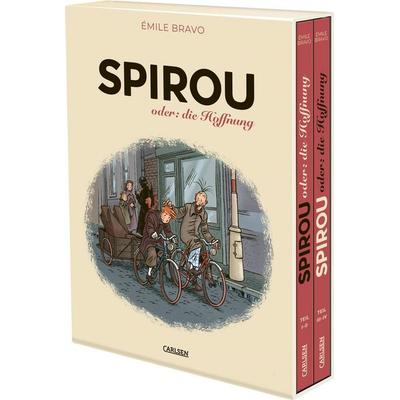 Spirou und Fantasio Spezial: Spirou oder: die Hoffnung 1-4 im Schuber, Set von Émile Bravo, Carlsen, 978-3-551-78348-6