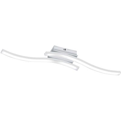 REALITY LEUCHTEN LED Deckenleuchte "Route", weiß, 2, H: 7cm, 1 Stk., Leuchten, moderne Deckenlampe 2-flammig, LEDs mit 2x 500 Lumen, LED Deckenleuchte