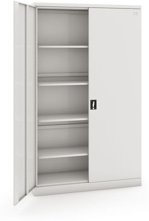 B2B Partner Zweitüriger Schrank, Zylinderschloss, 1990 x 1200 x 435 mm