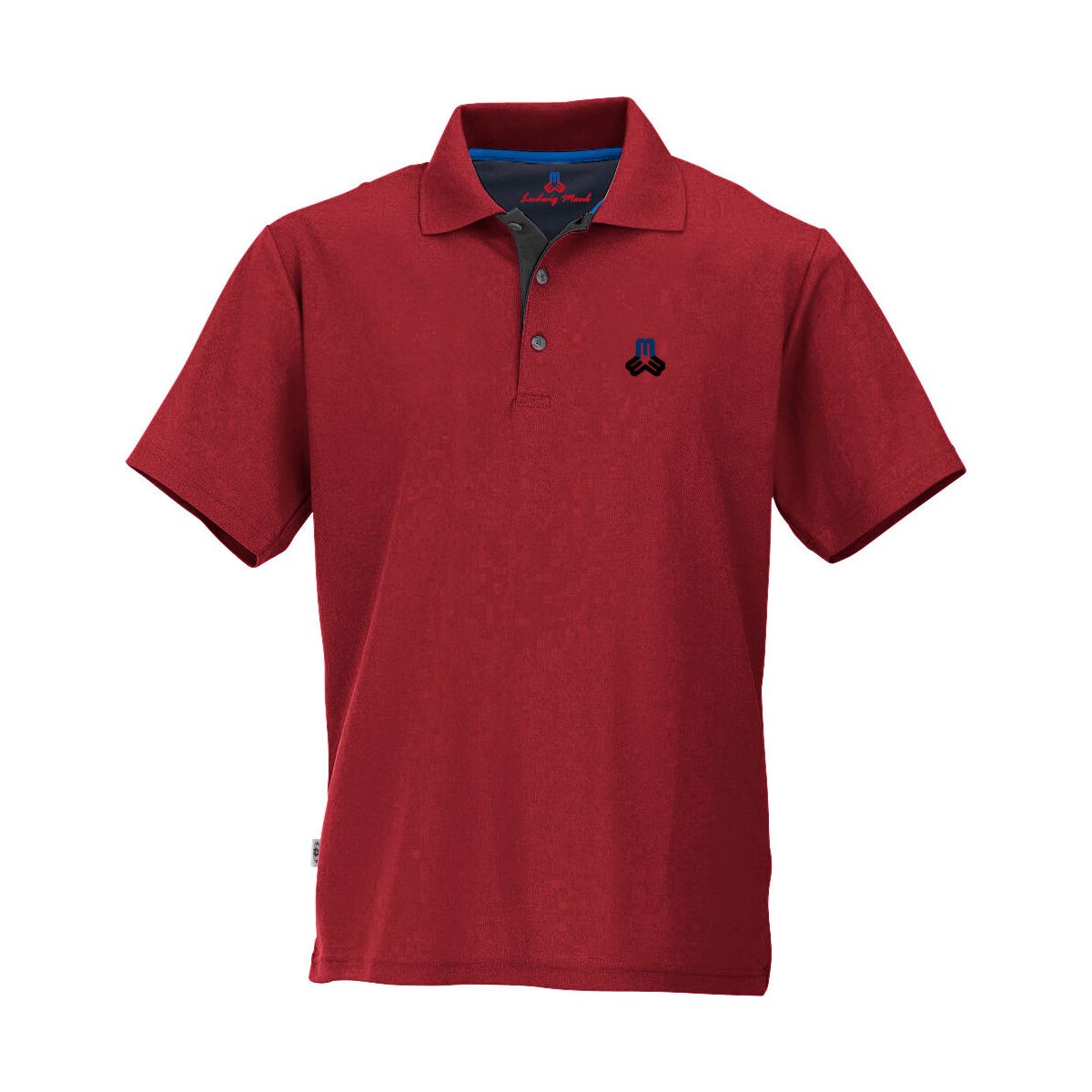 MAUL Sport Spiez Fresh - SP - 1/2 Poloshirt red/navy blue (9372) 64 4941822237-9372-64