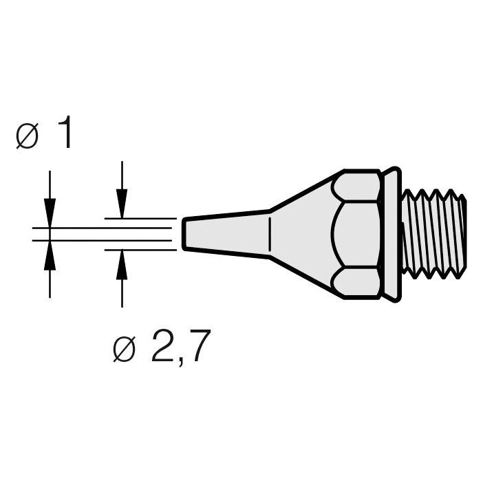 JBC Entlötspitze für 3040000 / 75 W, CLASSIC-Serie, 30HT (Lötspitze) (0321100)