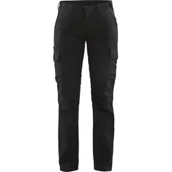 Damen Stretch Bundhose "7144" Industrie - C40 - schwarz