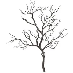 Magni, Kunstpflanzen, Deko-Zweig braun 75cm (3 cm)