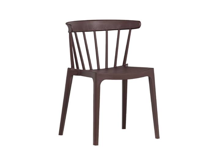 Nachhaltiger Design In-/Outdoorstuhl „Bliss“ Bordeaux dunkel De Eekhoorn