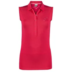 Girls Golf RED LOVE Damen Polo ärmellos (17138) rot