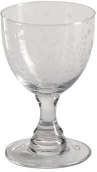 Zodax """Patia"" 5.5"" Tall Wine Glass, White (Set of 4)"