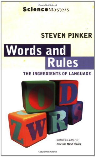 Steven Pinker - Words and Rules: The Ingredients of Language (Science Masters) - Preis vom 06.10.2026 07:26:00 h