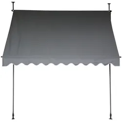 Better Home Klemmmarkise Sonnenschutz mit Handkurbel - Anthrazit
