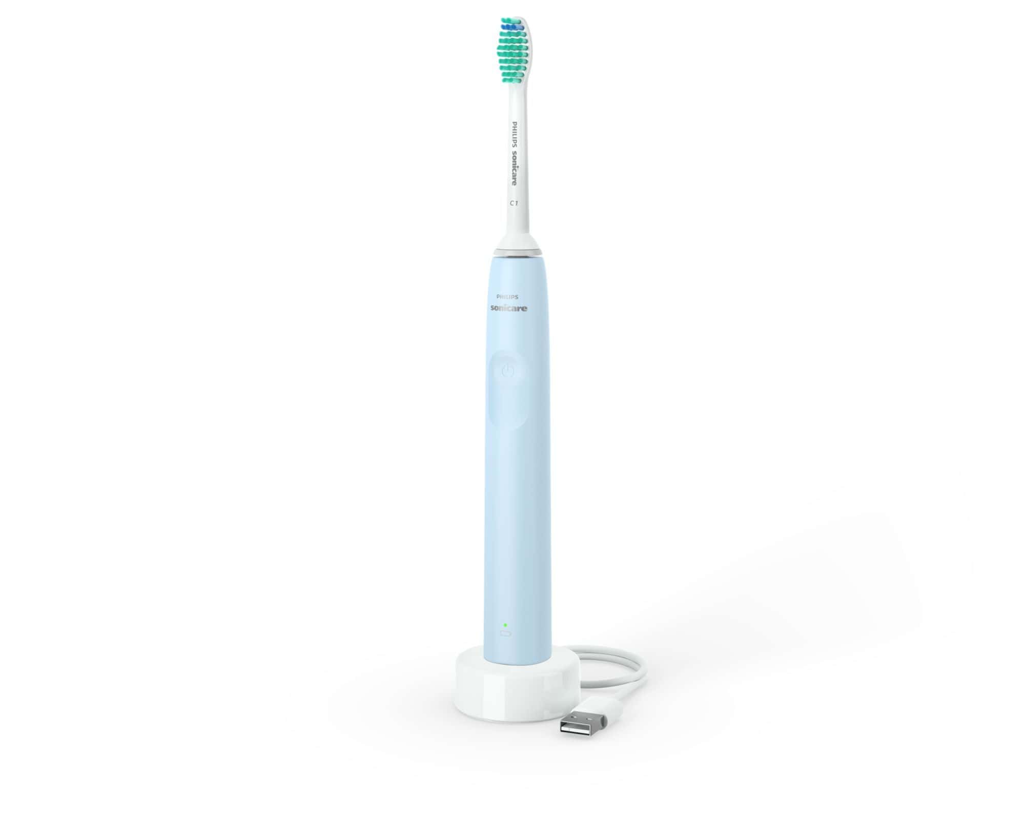 Philips Schall-Zahnbürste für Erwachsene HX3651/12 Sonicare 2100 (Blau/Weiß)