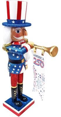 "Santa's Workshop 14"" 250th Celebration Nutcracker"