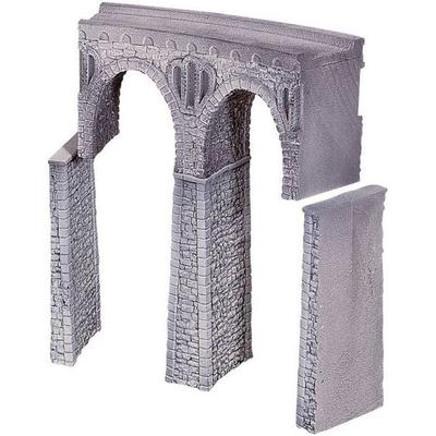NOCH 58664 H0 Bruchstein-Viadukt 1gleisig Universell (B x H) 44mm x 245mm