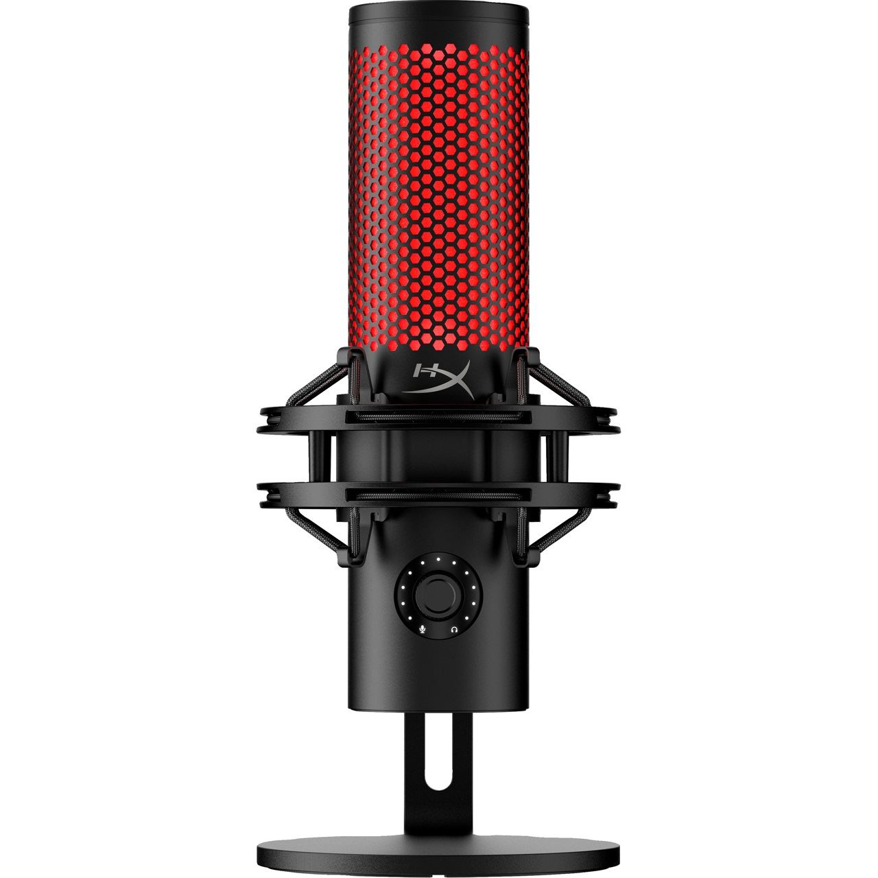 HyperX Mikrofon 872V1AA / QuadCast 2 Rot/Schwarz