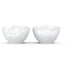 FIFTYEIGHT Eierbecher Set Nr.3 - Glücklich Hmpff weiß