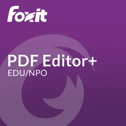Foxit PDF Editor+ EDU/NPO