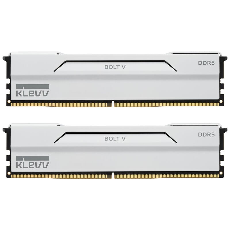 KLEVV BOLT V DDR5-6000 RAM, CL30, EXPO - 32 GB Dual-Kit, weiß