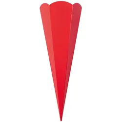 Papp-Schultüte, rot, 68 cm