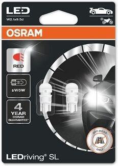 Osram Glühlampe, Türsicherungsleuchte Innenraumleuchte Ledriving® Sl 2825drp-02b
