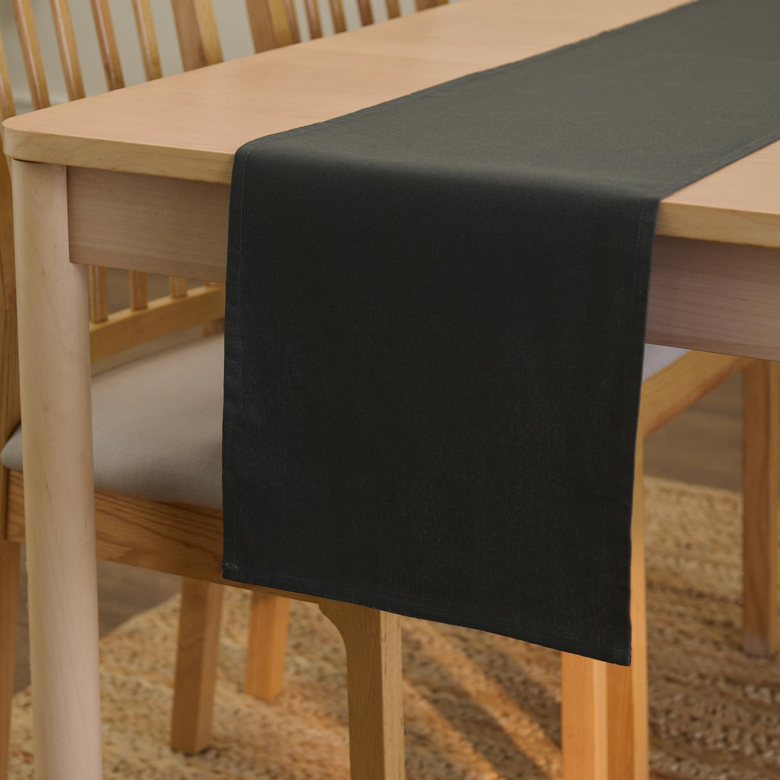 Dripio Tafelrunner voor Professionals, Effen Kleur, 100% Katoen, 32 x 304 cm