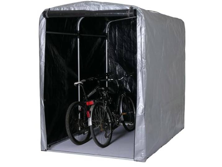 Mendler Fahrradgarage HWC-N61 201x157x201cm Alu - Silber