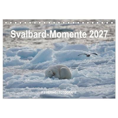 Svalbard-Momente (Tischkalender 2027 DIN A5 quer), CALVENDO Monatskalender