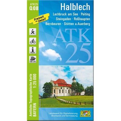 ATK25-Q08 Halblech (Amtliche Topographische Karte 1:25000), Sonstige von , Landesamt für Digitalisierung, Breitband und Vermessung, Bayern,