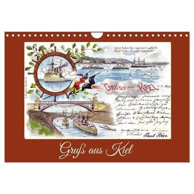 Gruß aus Kiel (Wandkalender 2026 DIN A4 quer), CALVENDO Monatskalender