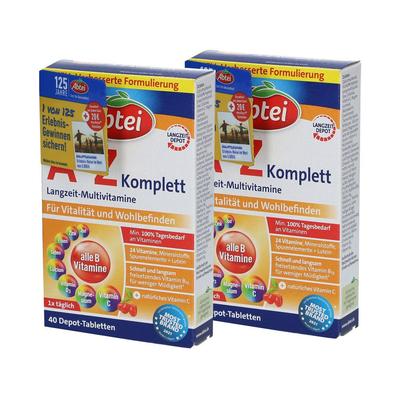 Abtei A-Z Komplett Tabletten Doppelpack 2x40 St