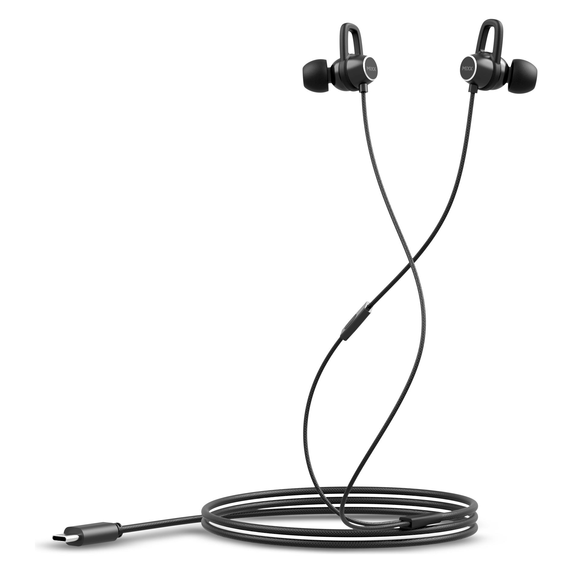 Mixx SoundPort C Typ-C-Kopfhörer (Kabelgebunden) (MSPC-BK-BK-452)