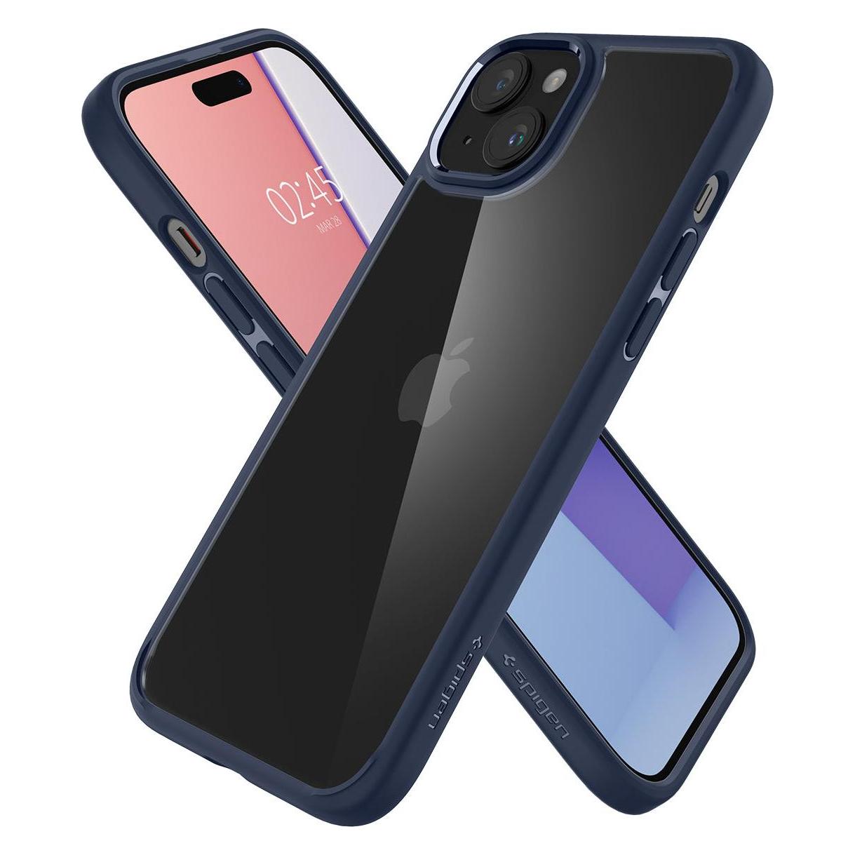 Spigen Ultra Hybrid, Marineblau - iPhone 15 (Apple iPhone 15) (1489652001)