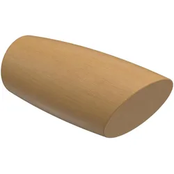 ENDSTÜCKE FÜR GARDINENSTANGEN 20 mm Ø, Etta Buche, Packung 2 Stück