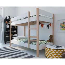 BLN Kids »Alto« Etagenbett weiss / ohne Platten