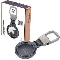 TROIKA® Schlüsselanhänger AIRTAG HOLDER, schwarz