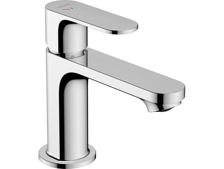 hansgrohe Rebris S Einhebel-Waschtischarmatur 80 CoolStart wassersparend+ mit Zugstangen-Ablaufgarnitur