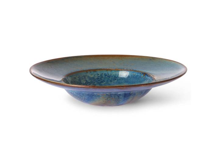 HKliving Assiette à pâtes Home Chef Ø28,5 cm Rustic blue